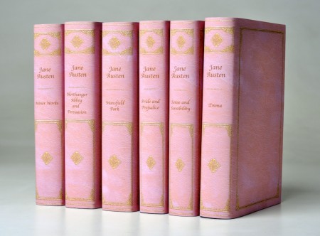 Jane Austen Pink Leather Set