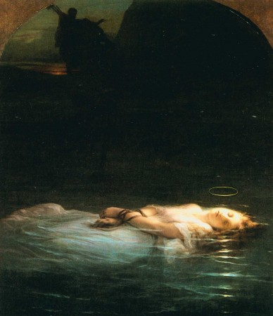 paul delaroche la jeune martyre 1855